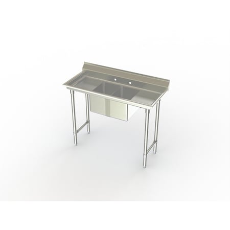 Aero Manufacturing Convenience Store Sinks Two Comp, 16" W X 14" L-R Bowl 3CS2-1614-11.5LR